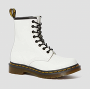 Dr. Martens 1460 Smooth Leather Lace Up Boot - White by Harbour Thread