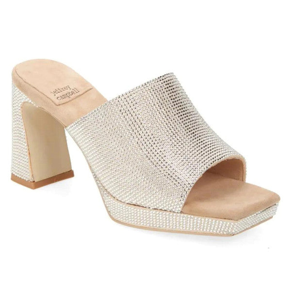 Jeffrey Campbell Caviar JS - Nude Suede Champagne by Harbour Thread