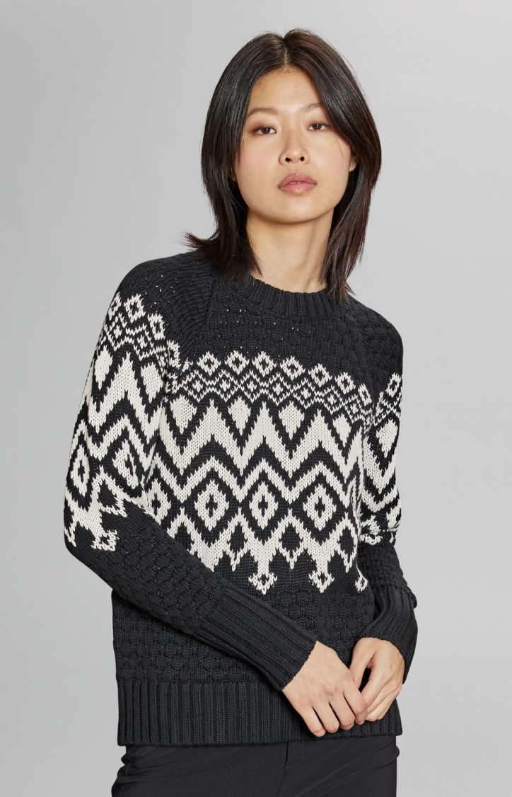 Alp N Rock Selena II Crewneck Sweater - Black by Harbour Thread