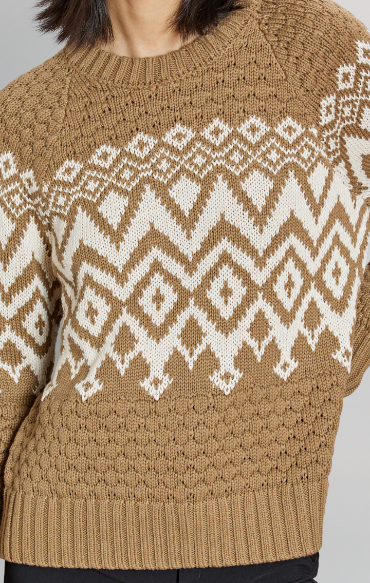 Alp N Rock Selena II Crewneck Sweater - Dark Khaki by Harbour Thread