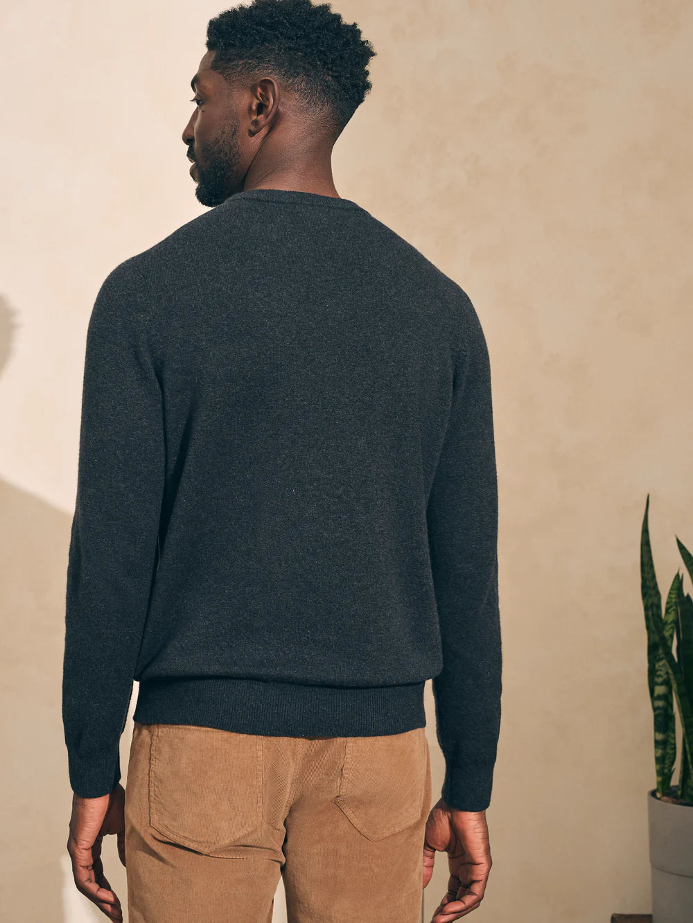 Faherty Jackson Crew Sweater - Ash Heather by Harbour Thread