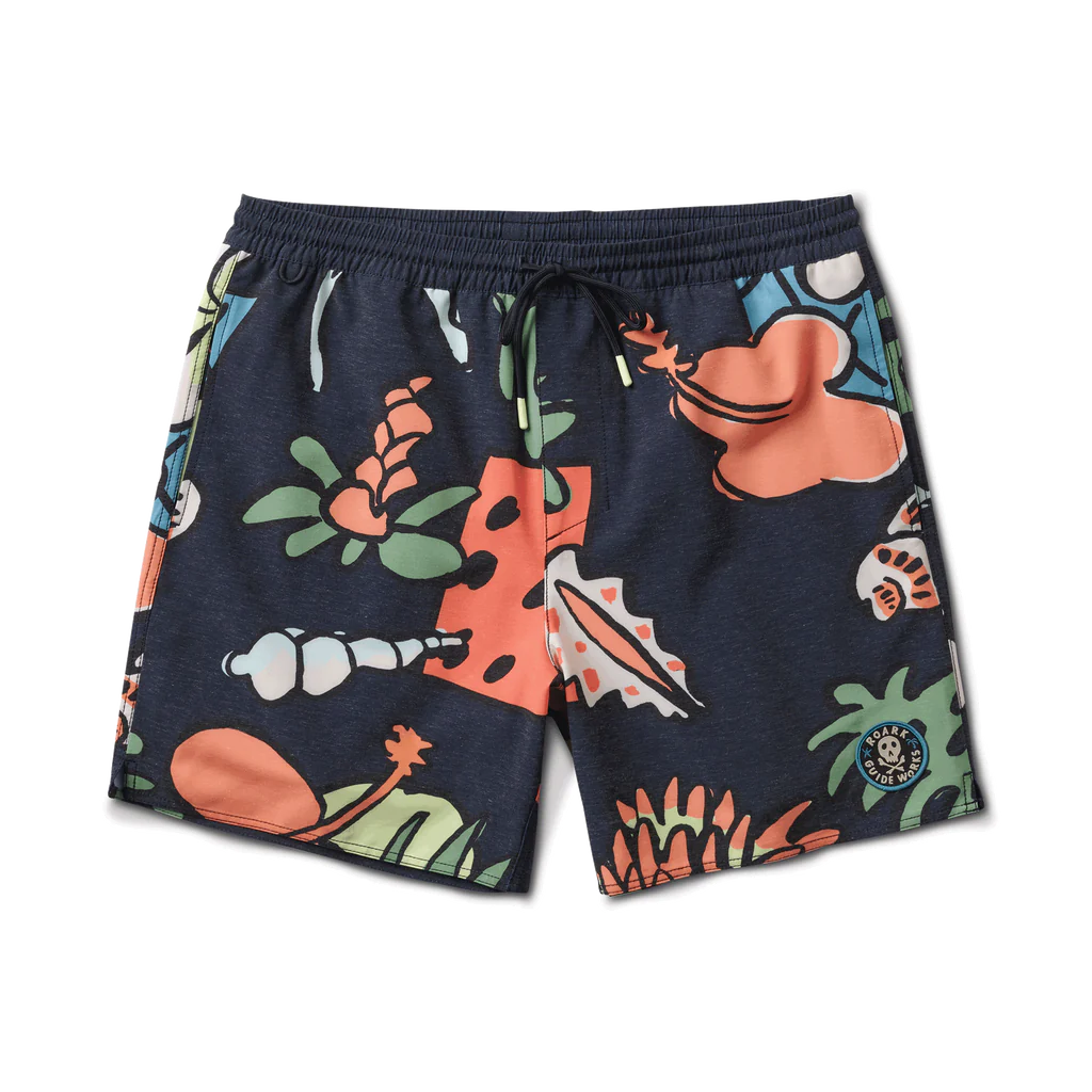 Roark Shorey Boardshorts 16" - Shell Cove Dark Navy by Harbour Thread