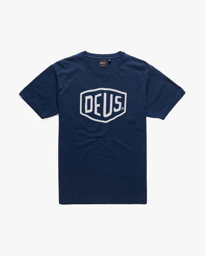 DEUS Shield Tee - Navy by Harbour Thread