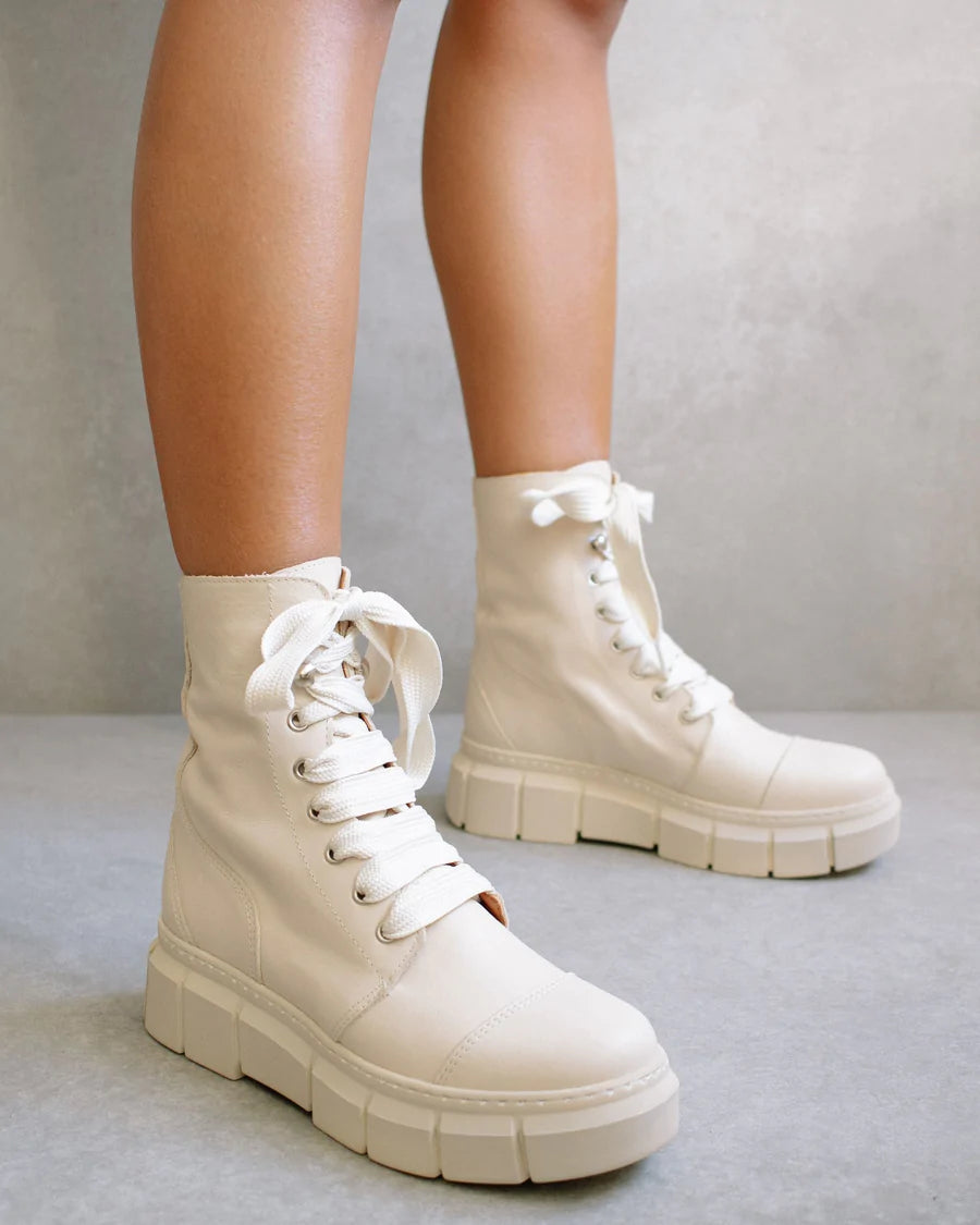 Alohas Can Can Boot - Beige by Harbour Thread