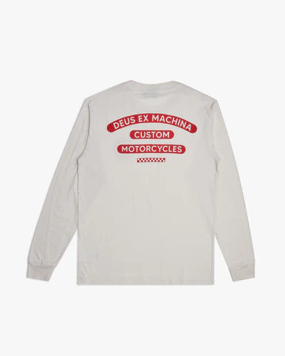 DEUS Ingenue Long Sleeve Tee - White by Harbour Thread