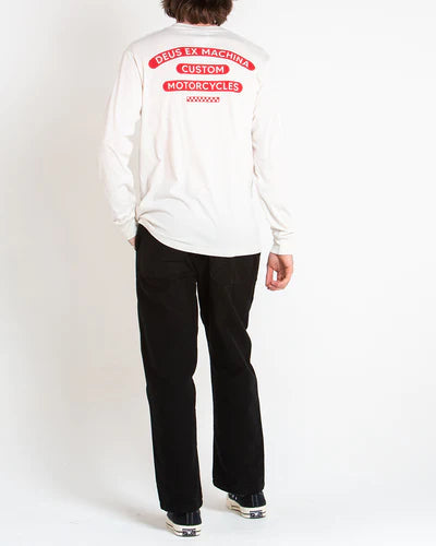 DEUS Ingenue Long Sleeve Tee - White by Harbour Thread