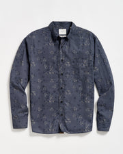 Billy Reid Tuscumbia Button Down Shirt - Navy Green by Harbour Thread