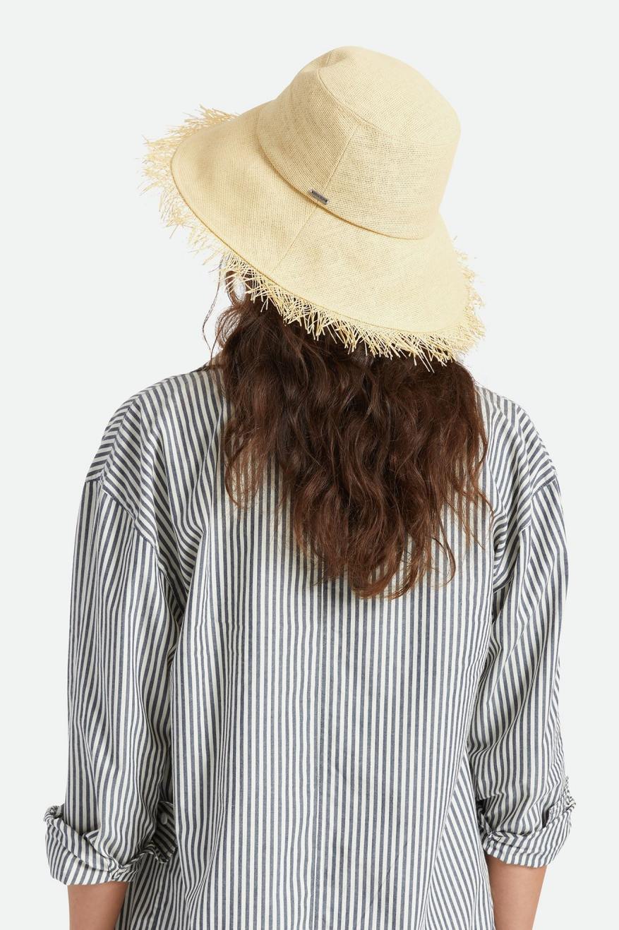 Brixton Alice Packable Bucket Hat - Tan by Harbour Thread