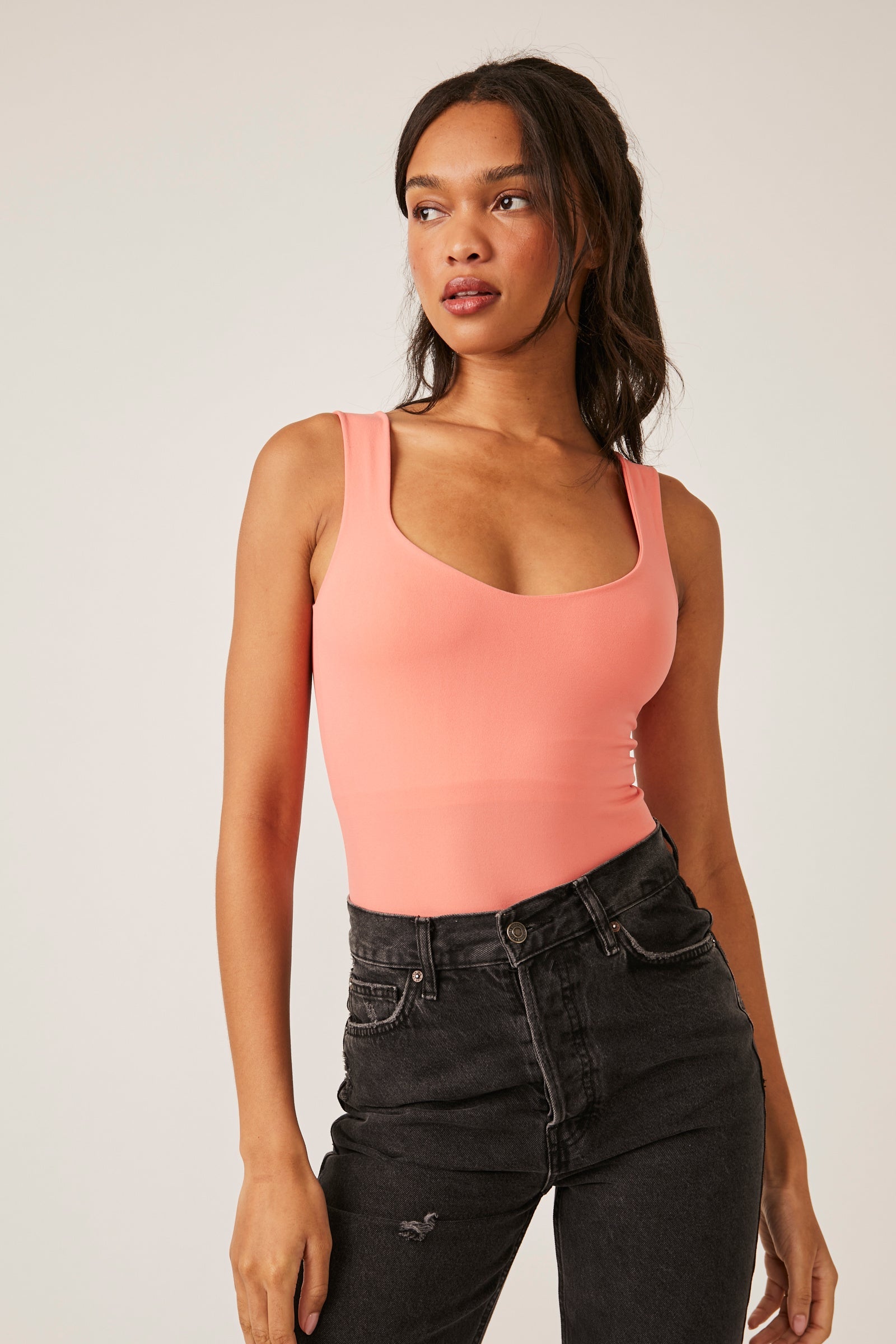 Free People Clean Lines Bodysuit - Mimosa Flower by Harbour Thread