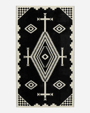 Pendleton Los Ojos Oversized Spa Towel - Black/White by Harbour Thread