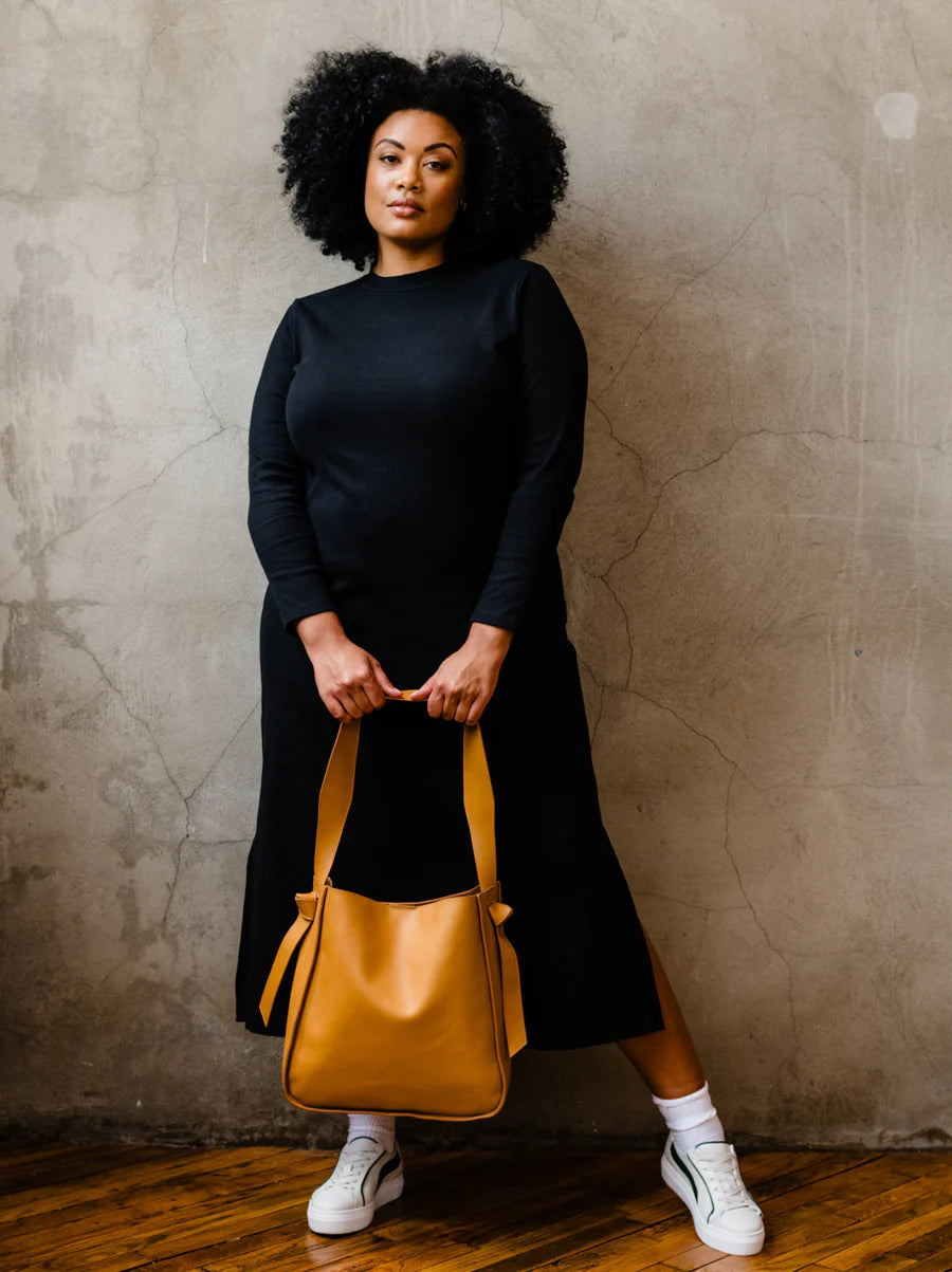 ABLE Addison Knotted Tote - Cognac by Harbour Thread