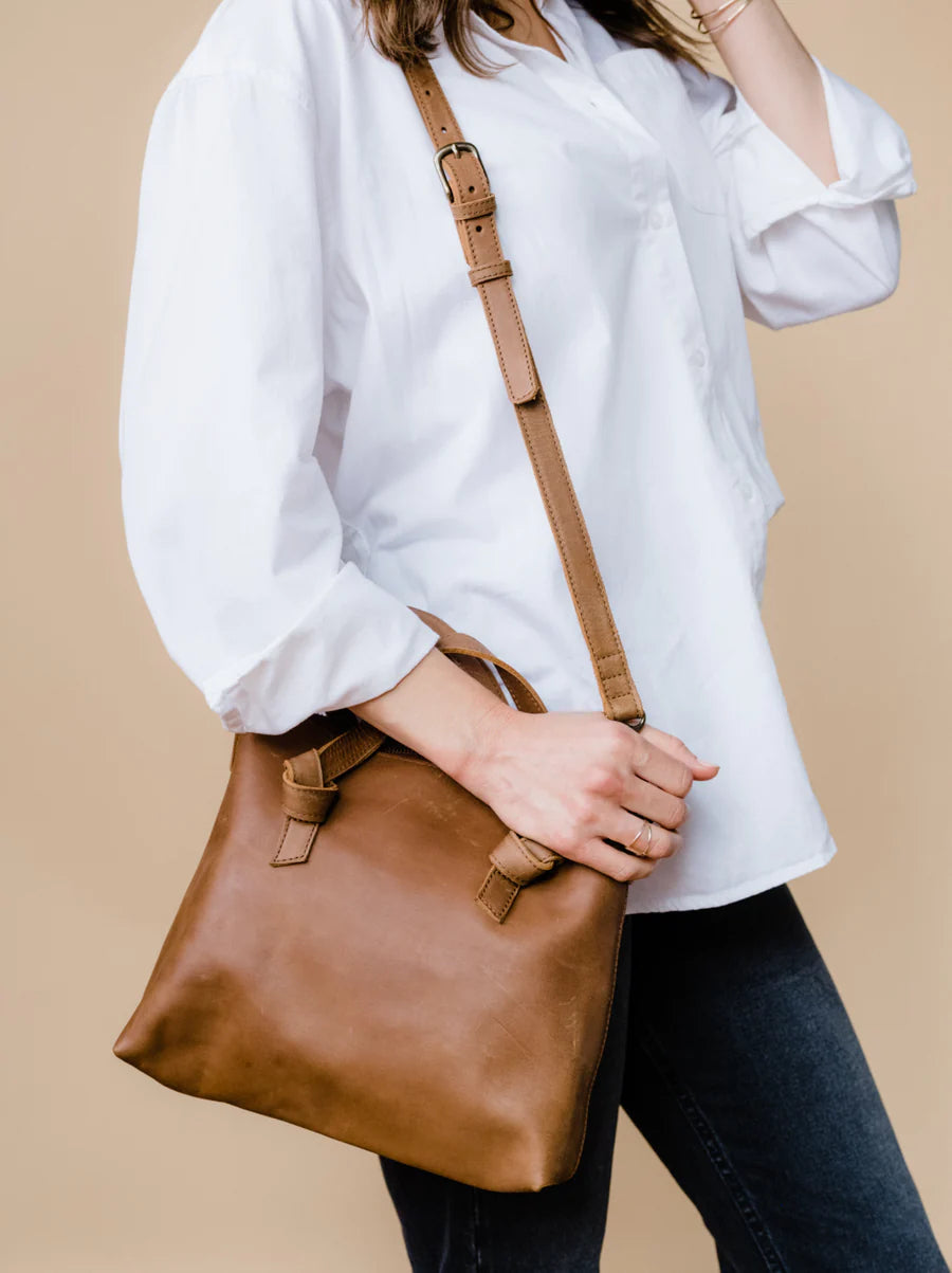 ABLE Rachel Crossbody Bag - Whiskey by Harbour Thread