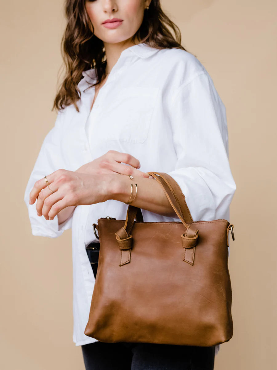 ABLE Rachel Crossbody Bag - Whiskey by Harbour Thread