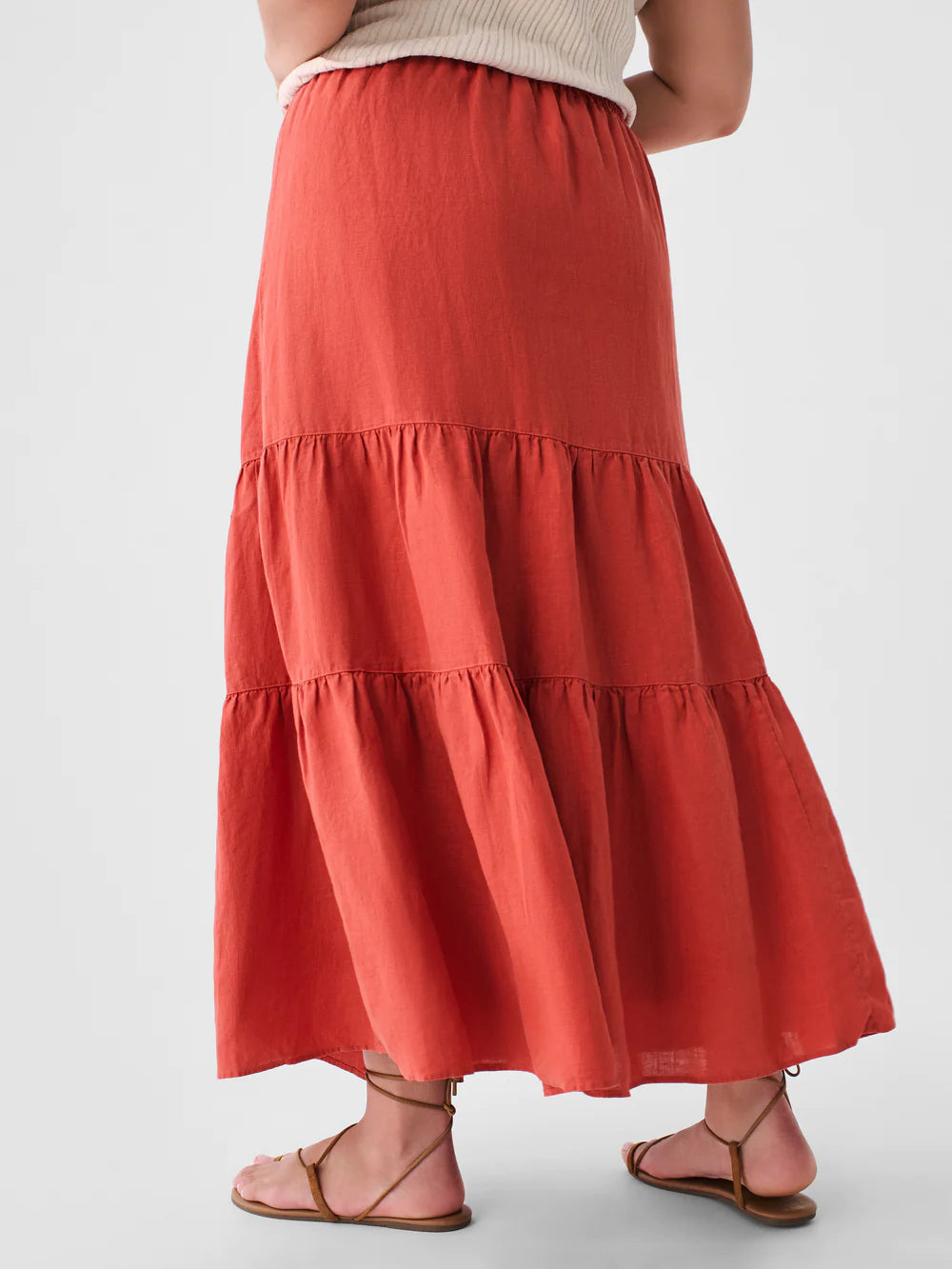 Faherty Cala Linen Skirt - Spice by Harbour Thread