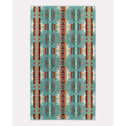 Pendleton Chief Joseph Oversized Spa Towel - Aqua by Harbour Thread