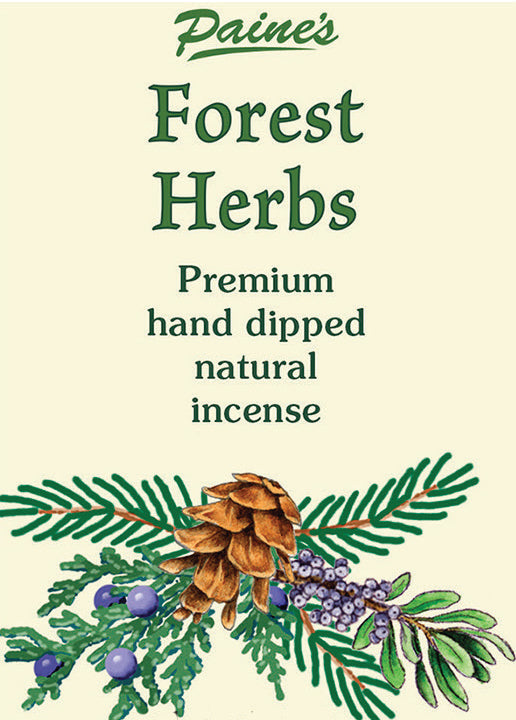 Incense Sticks Hand-Dipped Natural 20-pack - Forest Herbs by Homeportonline