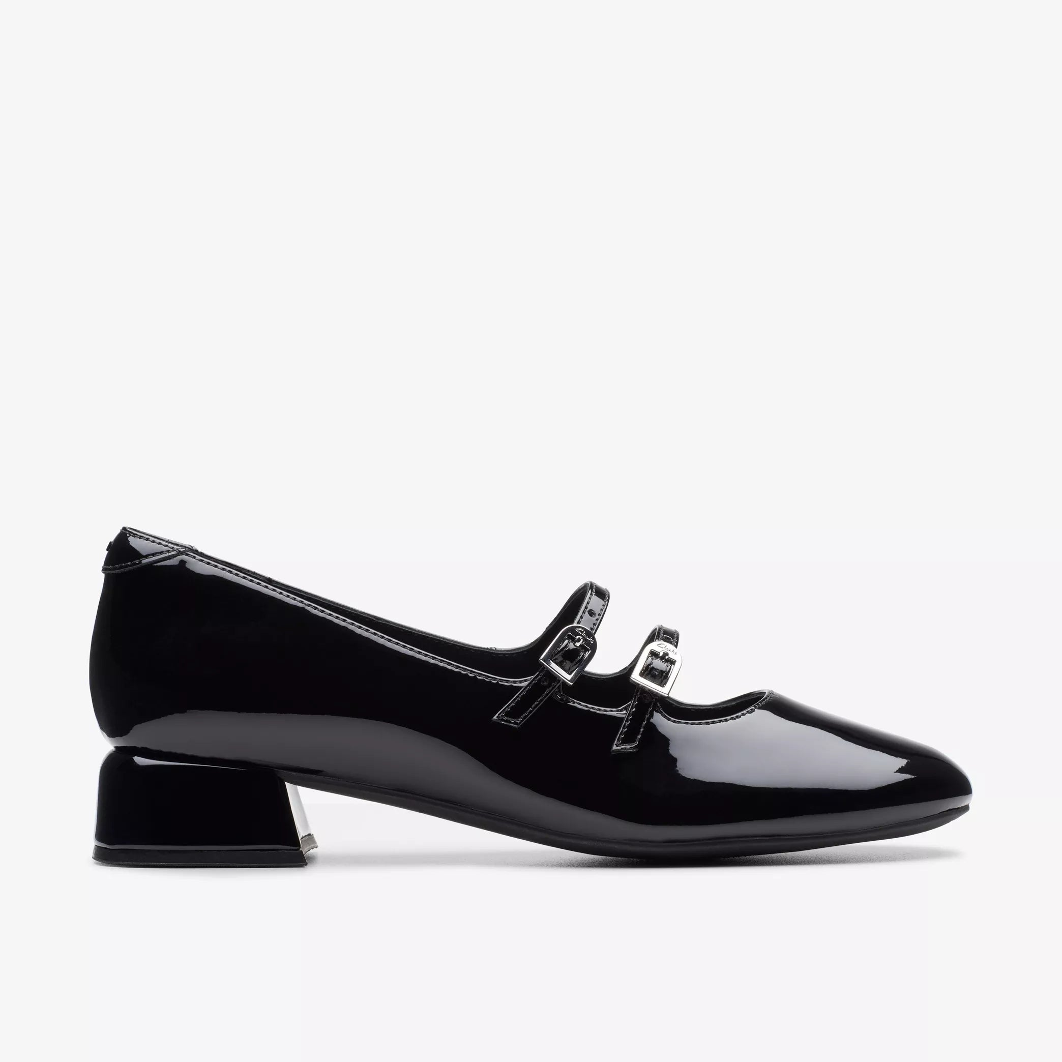 Clarks Daiss30 Shine Mary-Jane - Black Patent by Harbour Thread