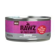 Rawz Beef, Green Mussels & Pumpkin Senior Cat Canned 5.5oz. by Pet Food Warehouse