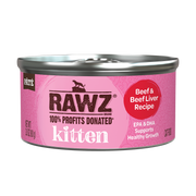 Rawz Beef & Beef Liver Kitten Canned 2.8oz. by Pet Food Warehouse