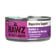 Rawz Digestive Support & Rabbit Cranberry Cat Canned 5.5oz. by Pet Food Warehouse