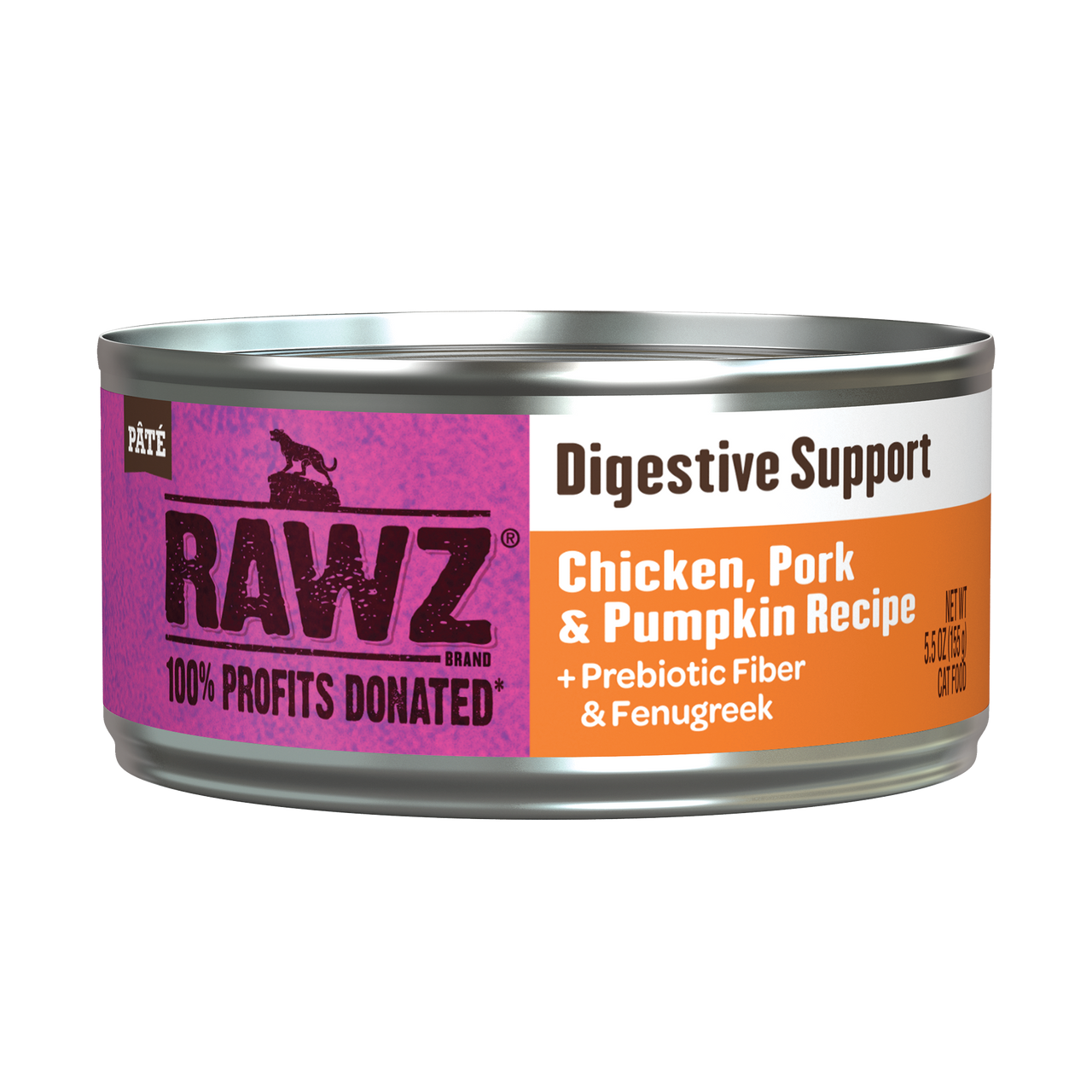 Rawz Digestive Support Chicken, Pork & Pumpkin Cat Canned 5.5oz. by Pet Food Warehouse