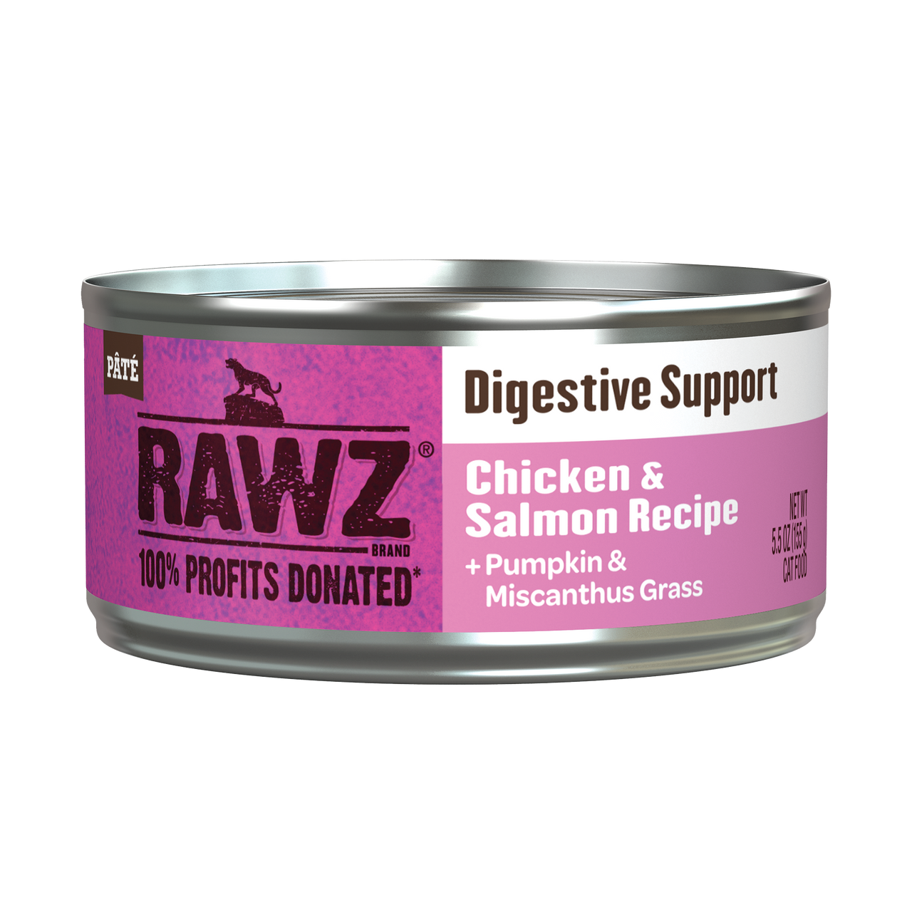 Rawz Digestive Support Chicken, Salmon & Pumpkin Cat Canned 5.5oz. by Pet Food Warehouse