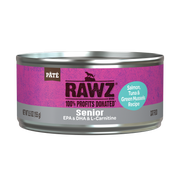 Rawz Salmon, Tuna & Green Mussels Senior Cat Canned 5.5oz. by Pet Food Warehouse