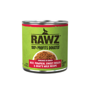 Rawz Shredded Beef, Pumpkin, Sweet Potato & Goat's Milk Dog Food 10oz by Pet Food Warehouse