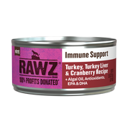 Rawz Immune Support Turkey, Turkey Liver Cat Canned 5.5oz. by Pet Food Warehouse