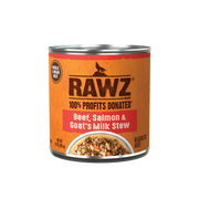 Rawz Beef, Salmon & Goat’s Milk Stew Dog Food 10oz by Pet Food Warehouse