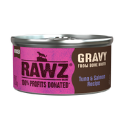 Rawz Tuna & Salmon Gravy Cat Canned 3oz by Pet Food Warehouse