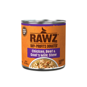 Rawz Chicken, Beef & Goat’s Milk Stew Dog Food 10oz by Pet Food Warehouse