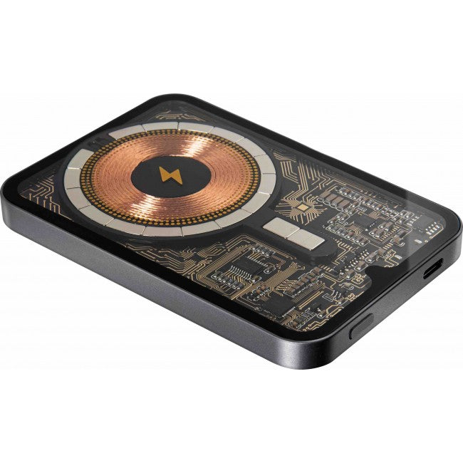 Laut POWER CHARGE CRYSTAL Wireless Charger 5000mAh Black by Small Dog Electronics