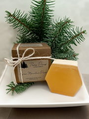 Green Mountain Pines Honey and Goat's Milk Soap by Three Pines Candle Company