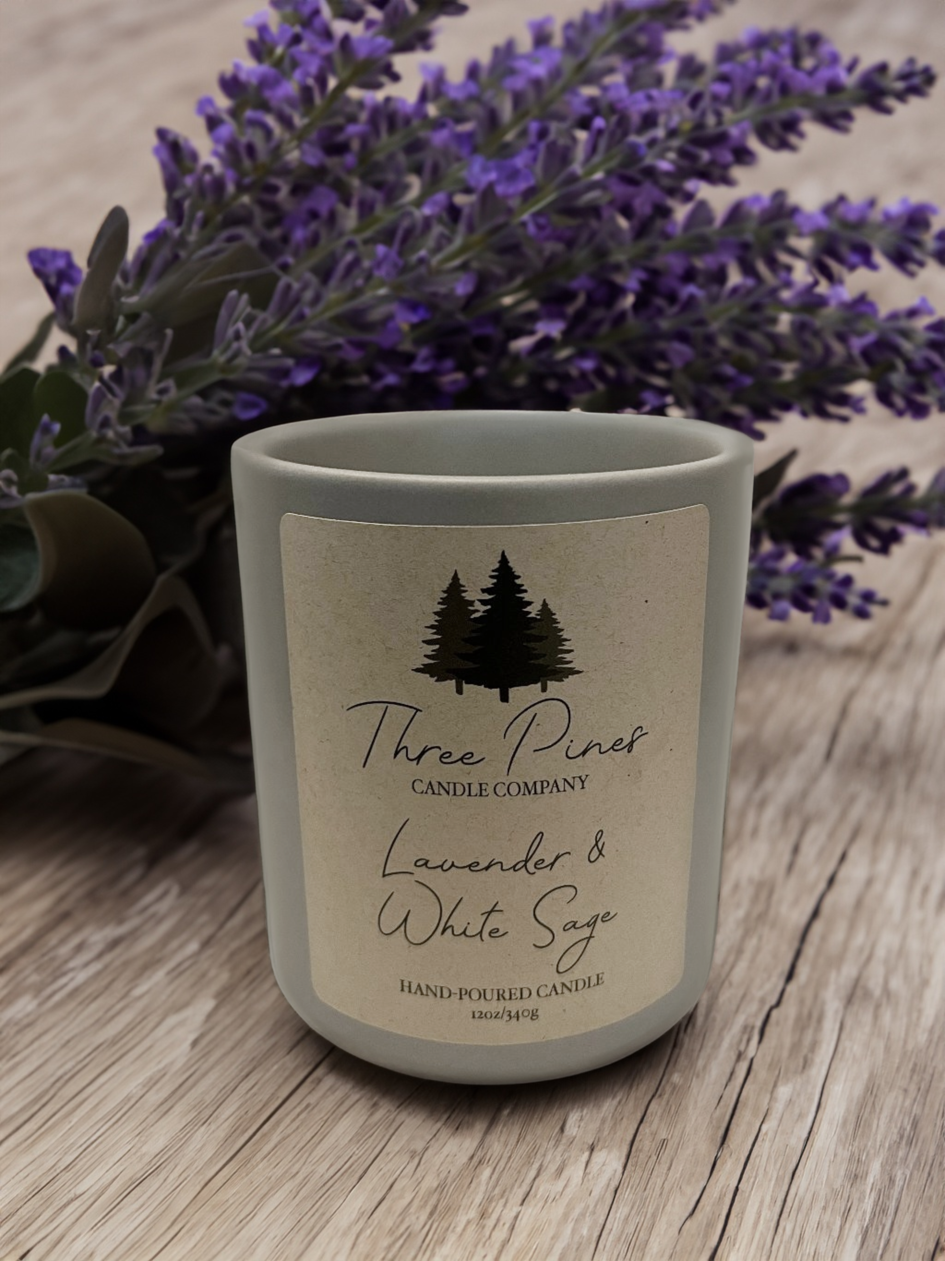 Lavender & White Sage Waxmelts by Three Pines Candle Company
