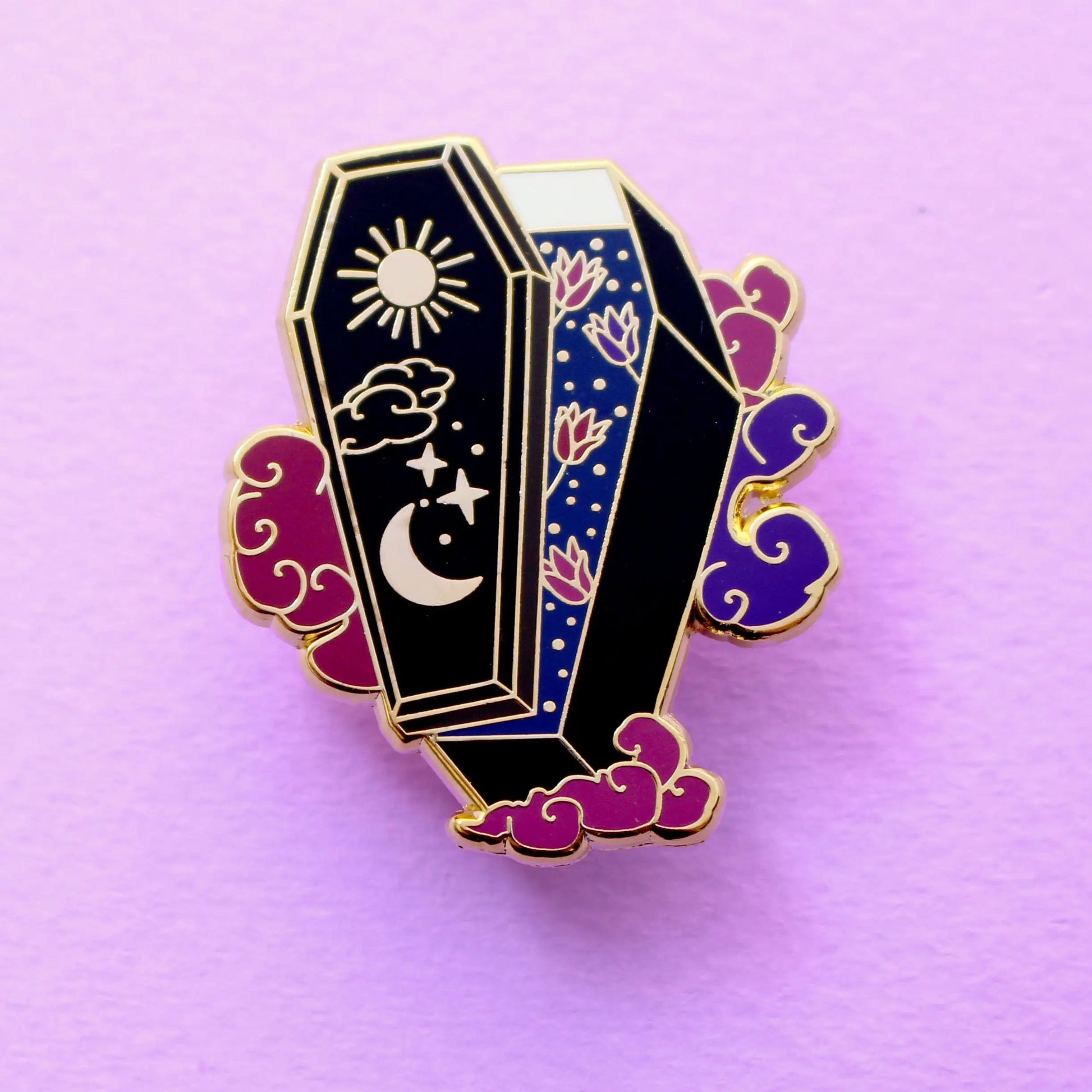 Glitter Punk Enamel Pins by Wild Lark