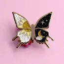 Glitter Punk Enamel Pins by Wild Lark