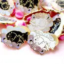 Glitter Punk Enamel Pins by Wild Lark