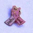 Glitter Punk Enamel Pins by Wild Lark
