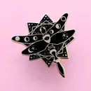 Glitter Punk Enamel Pins by Wild Lark