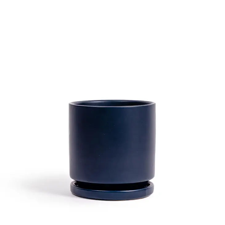 6.5" Gemstone Pot - with Water Saucer by Wild Lark