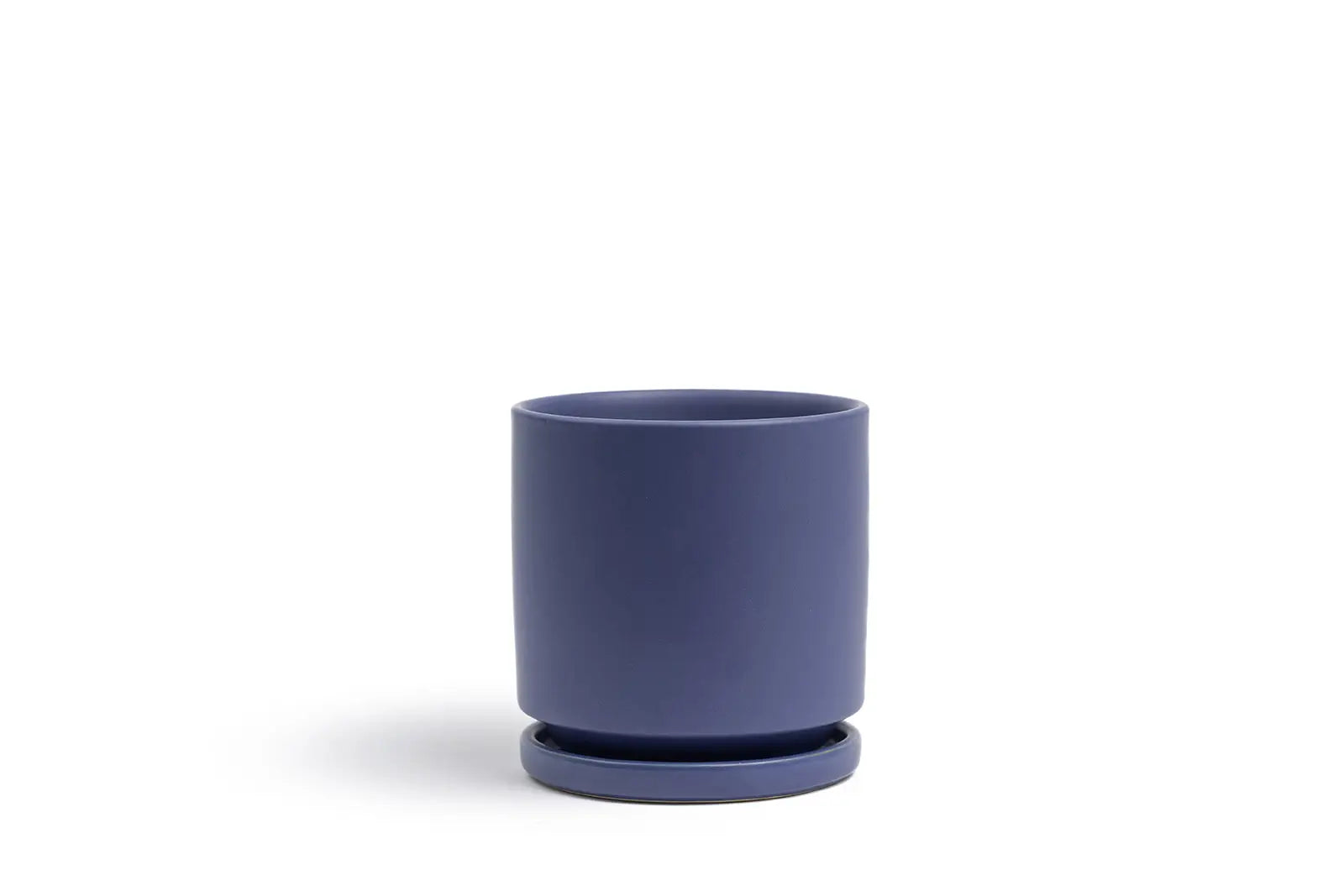 8.25" Fresco Cylinder Pots with Water Saucers by Wild Lark