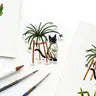 Cat and Plant Stickers by Wild Lark