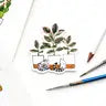 Cat and Plant Stickers by Wild Lark