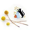 Cat and Plant Stickers by Wild Lark