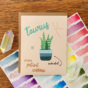 Zodiac Greeting Card - Jess W. by Wild Lark