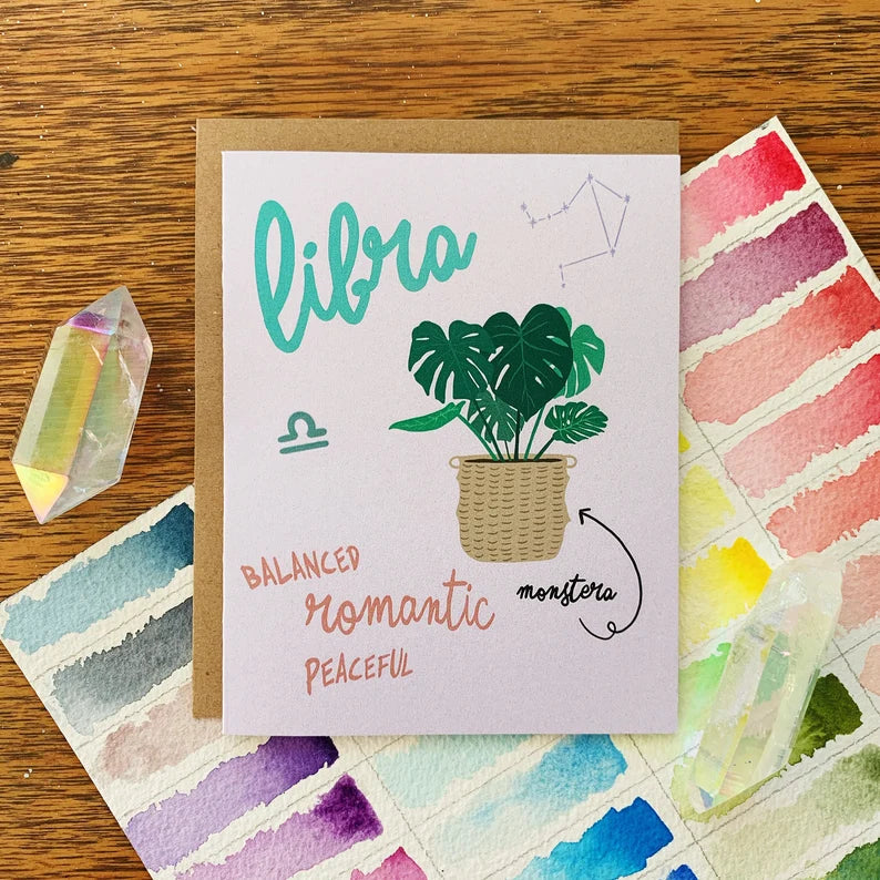 Zodiac Greeting Card - Jess W. by Wild Lark