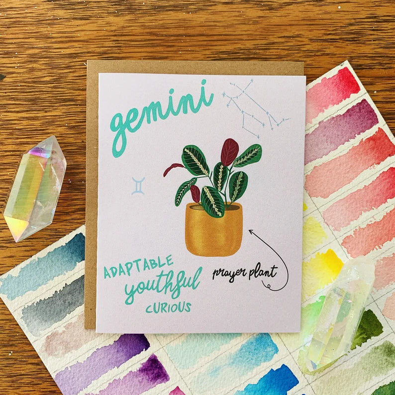 Zodiac Greeting Card - Jess W. by Wild Lark