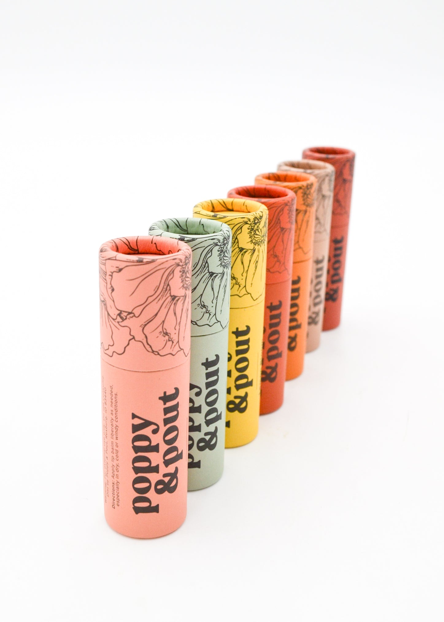 Poppy & Pout Lip Balms by Wild Lark