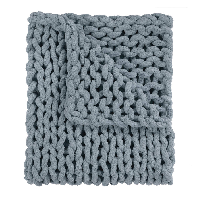 Chenille Chunky Knit Blankets (8 Colors Available)